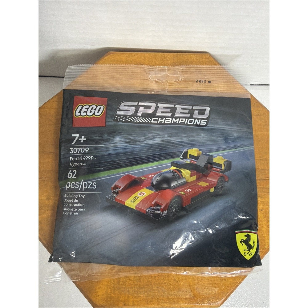 LEGO Speed Champions Ferrari 499P Hypercar 30709 Paper Bag Set – Factory Sealed